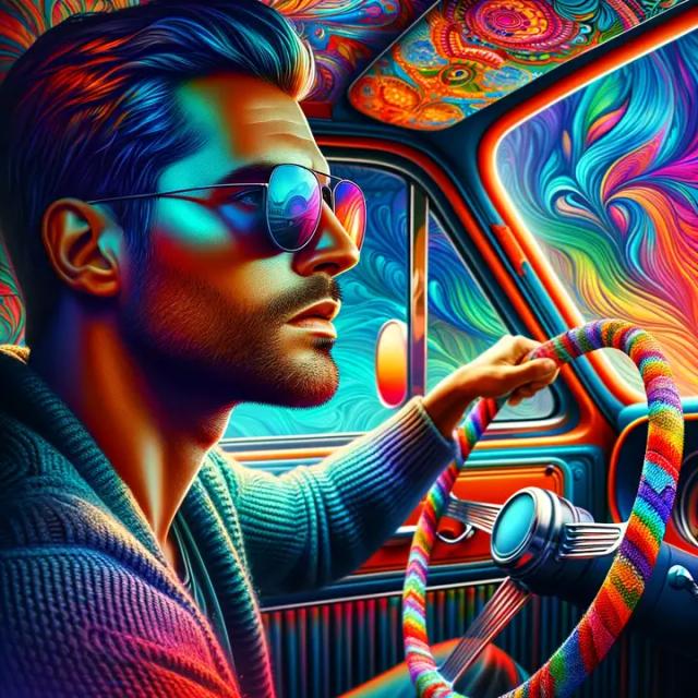 🔥Un vato en carro🔥