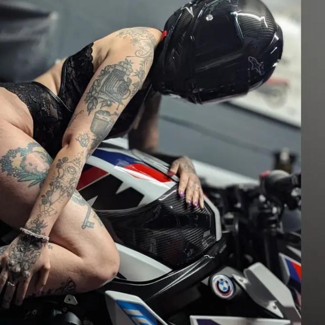 Tattooed Biker Girl